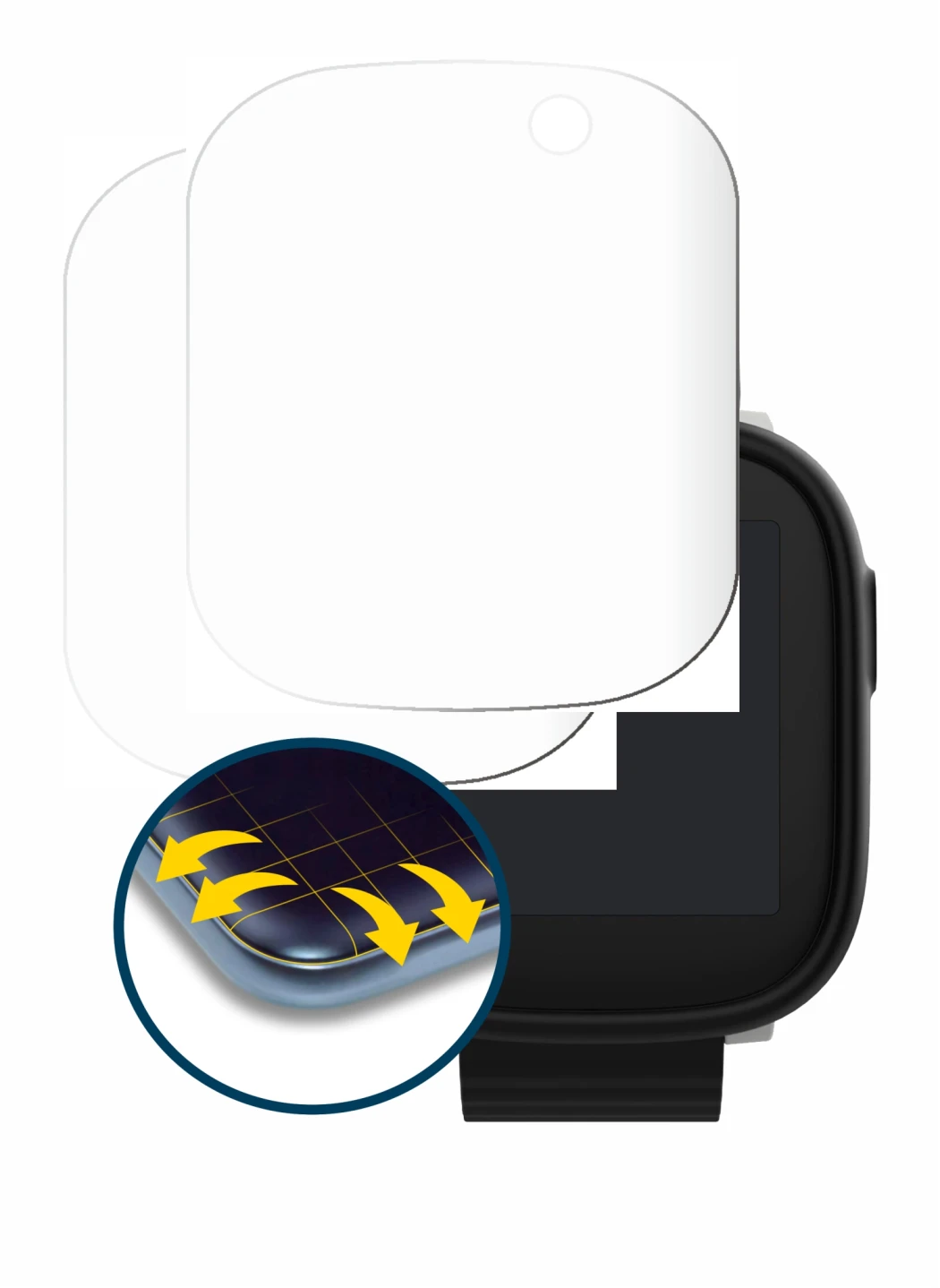 Imagen del dispositivo Xplora X6 Play 2022 (1a Generation) con una amplia variedad de protectores de pantalla.