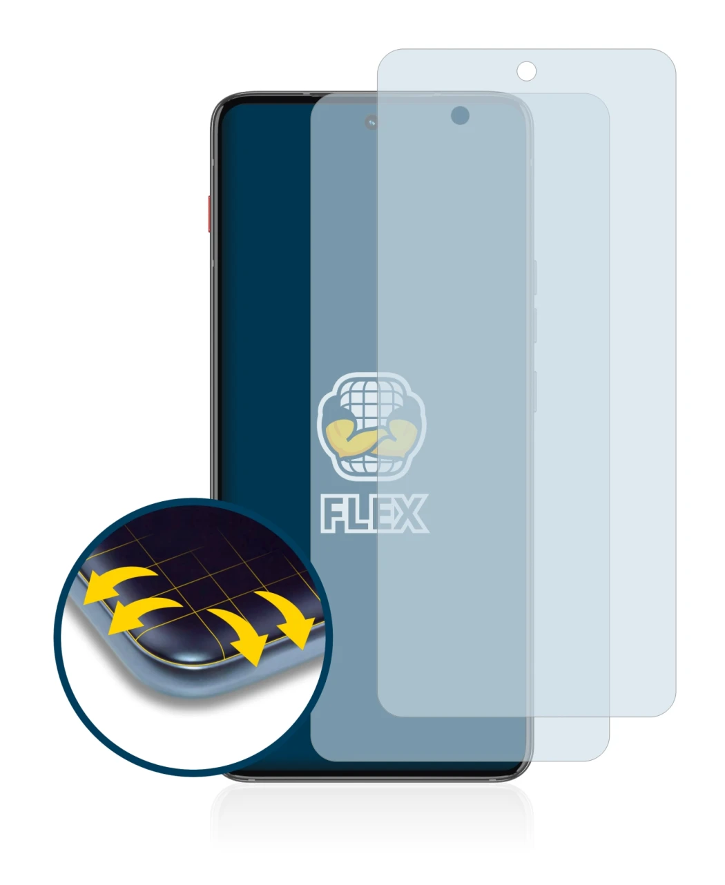 Imagen del dispositivo Motorola ThinkPhone con una amplia variedad de protectores de pantalla.