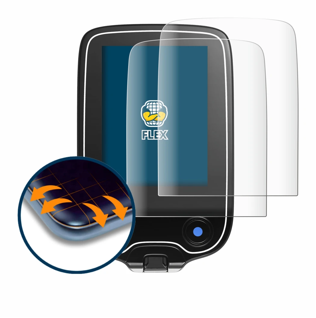 Imagen del dispositivo Freestyle Libre 3 con una amplia variedad de protectores de pantalla.