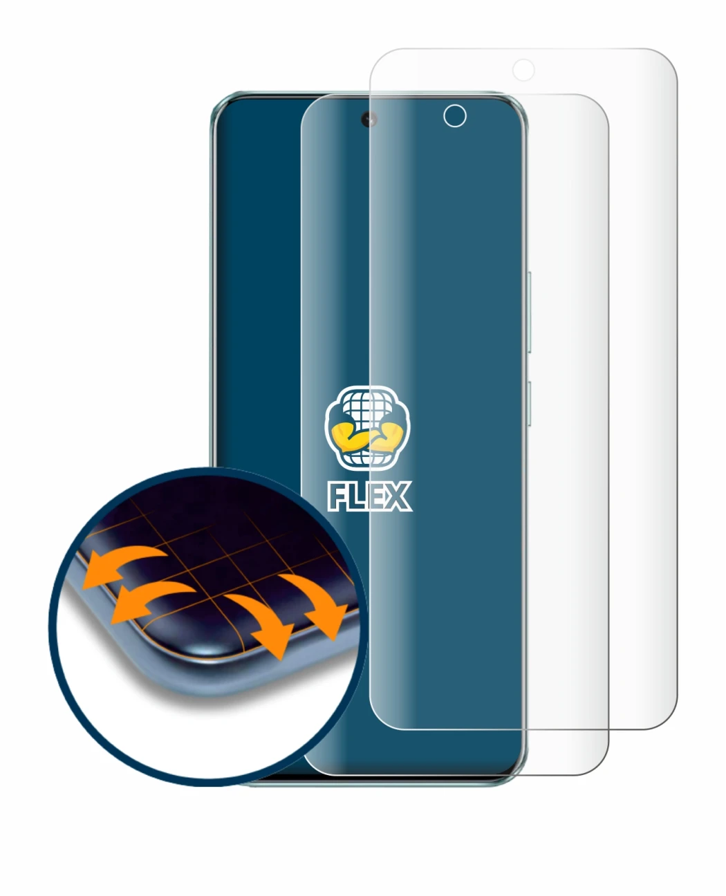Imagen del dispositivo Honor 90 con una amplia variedad de protectores de pantalla.