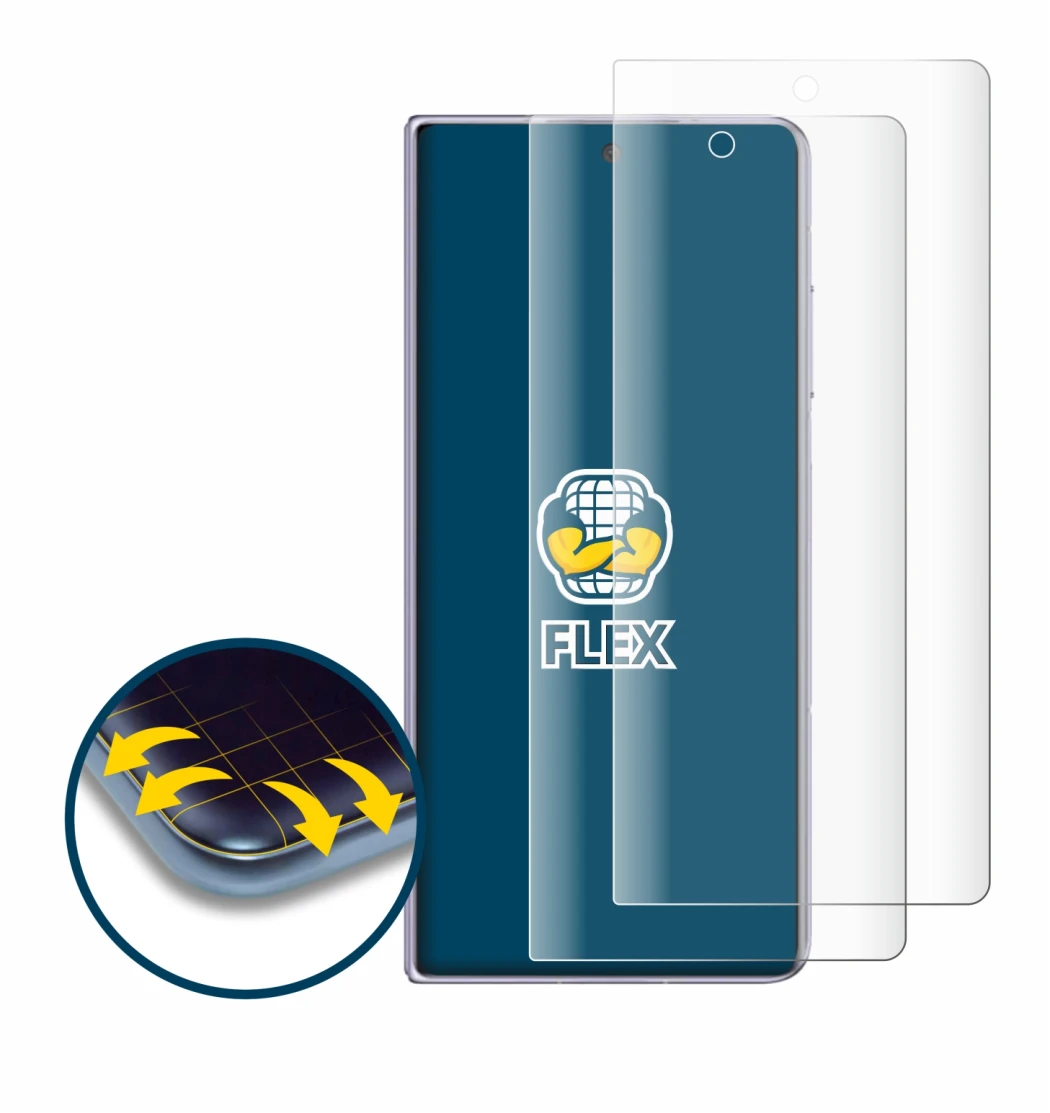 Imagen del dispositivo Honor Magic V2 con una amplia variedad de protectores de pantalla.