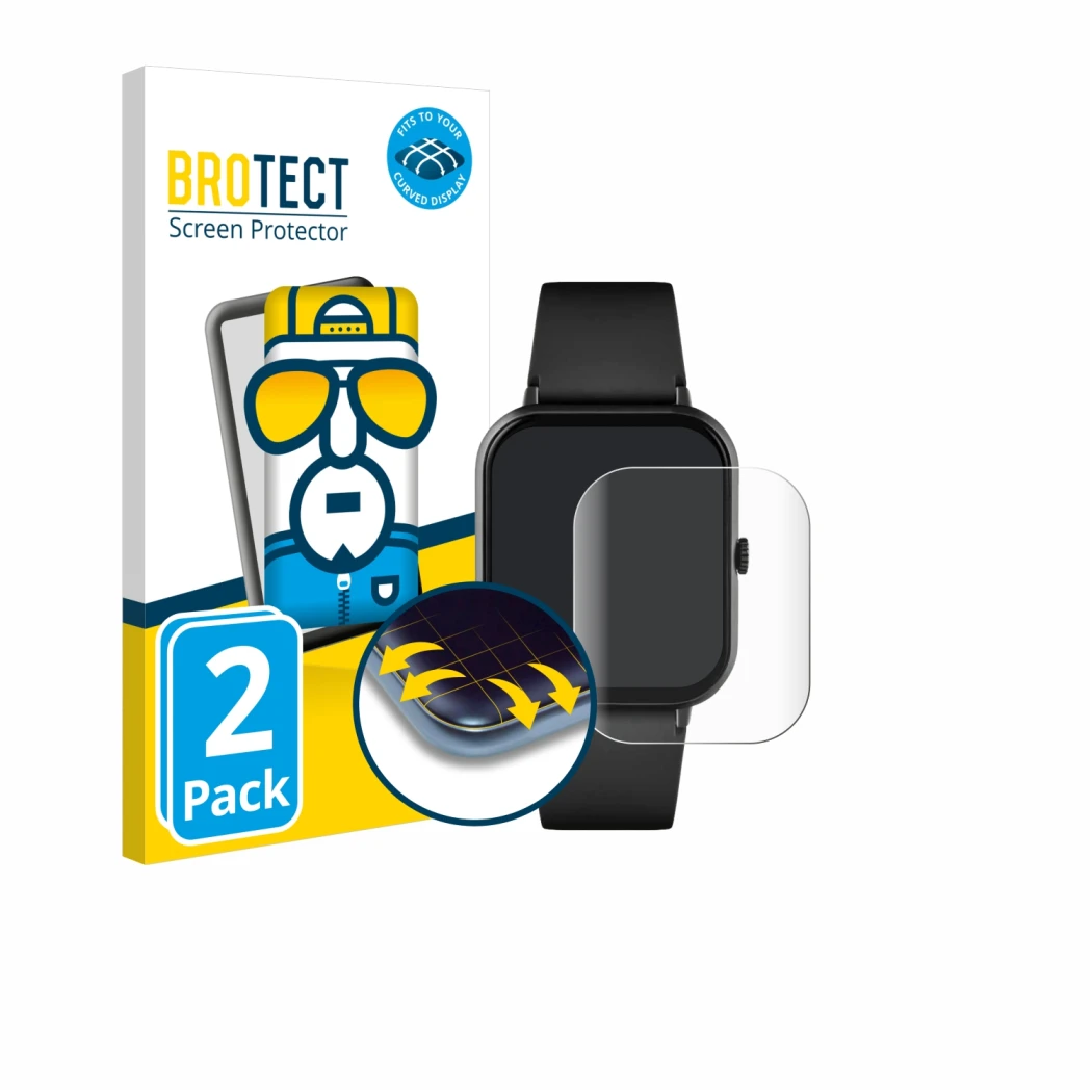 Parte frontal de un envase de producto con el logotipo de la marca BROTECT. Al lado se muestra el dispositivo Reflex Active Se