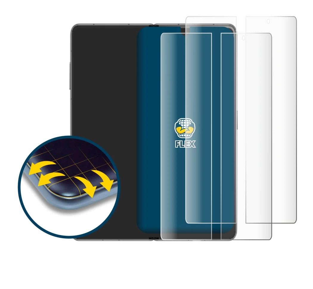 Imagen del dispositivo Honor Magic V3 (inneres Display) con una amplia variedad de protectores de pantalla.