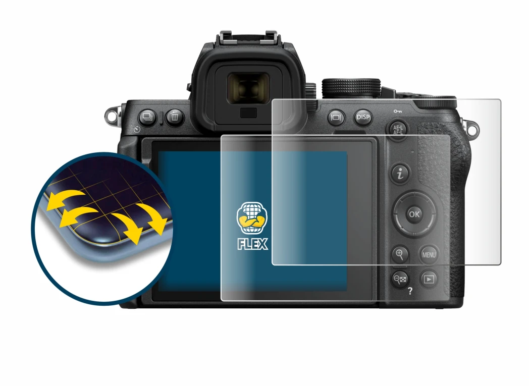 Imagen del dispositivo Nikon Z50 II con una amplia variedad de protectores de pantalla.
