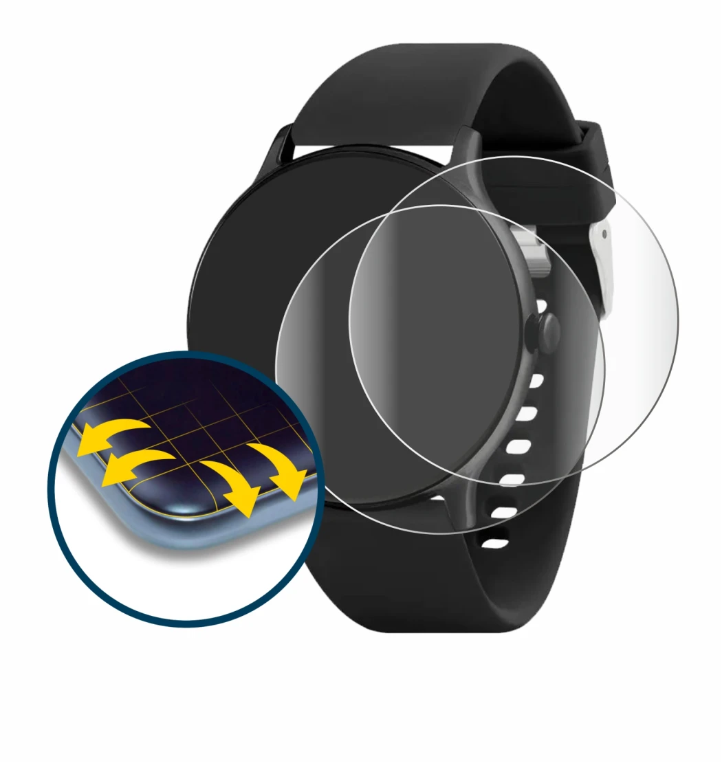 Imagen del dispositivo Reflex Active Series 22 con una amplia variedad de protectores de pantalla.