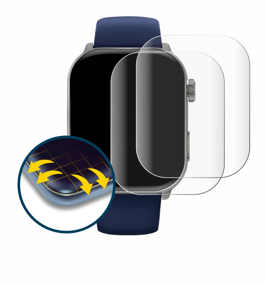 Imagen del dispositivo Gard Pro Health Smartwatch 3 (41 mm) con una amplia variedad de protectores de pantalla.