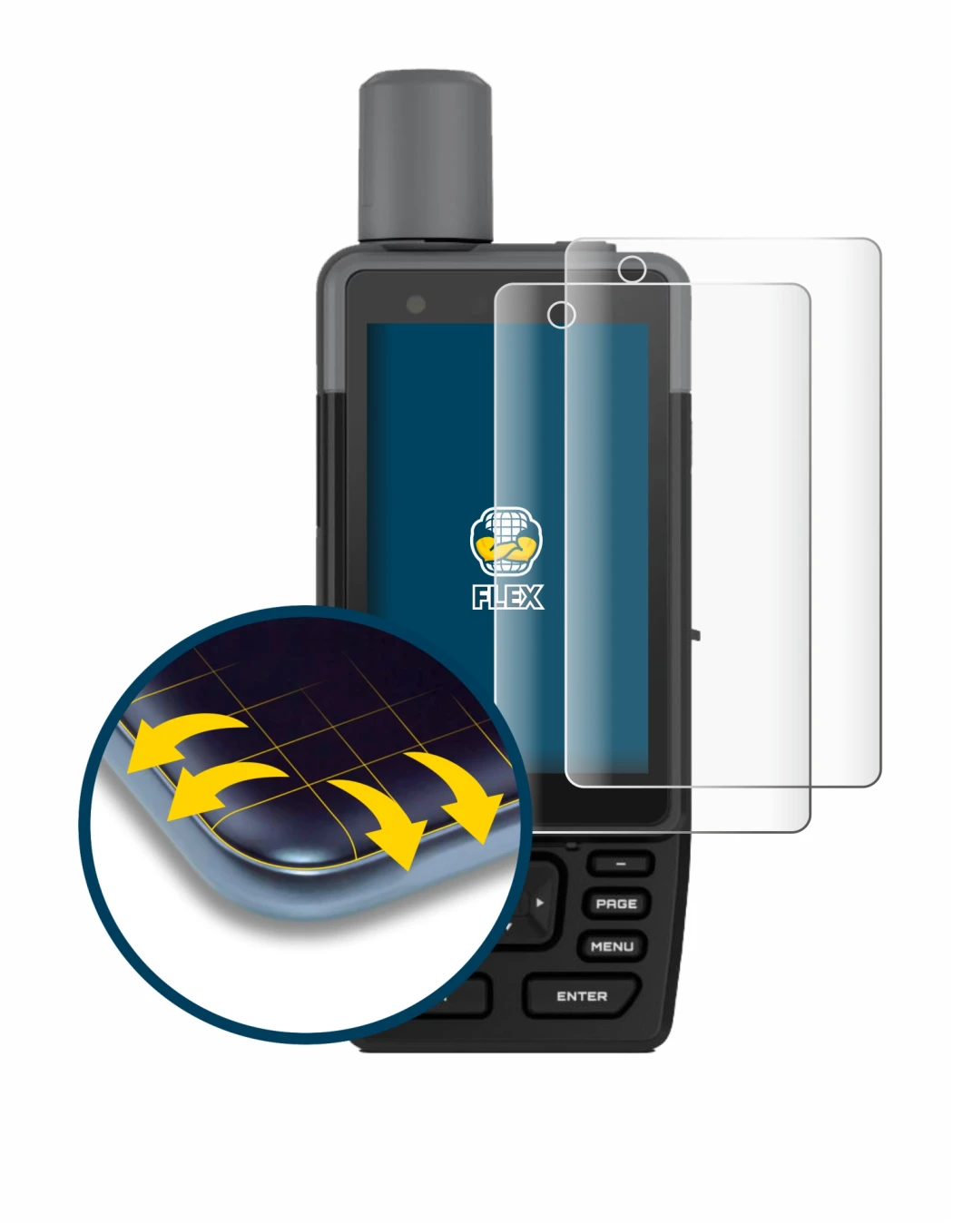 Imagen del dispositivo Garmin GPSMAP H1 con una amplia variedad de protectores de pantalla.