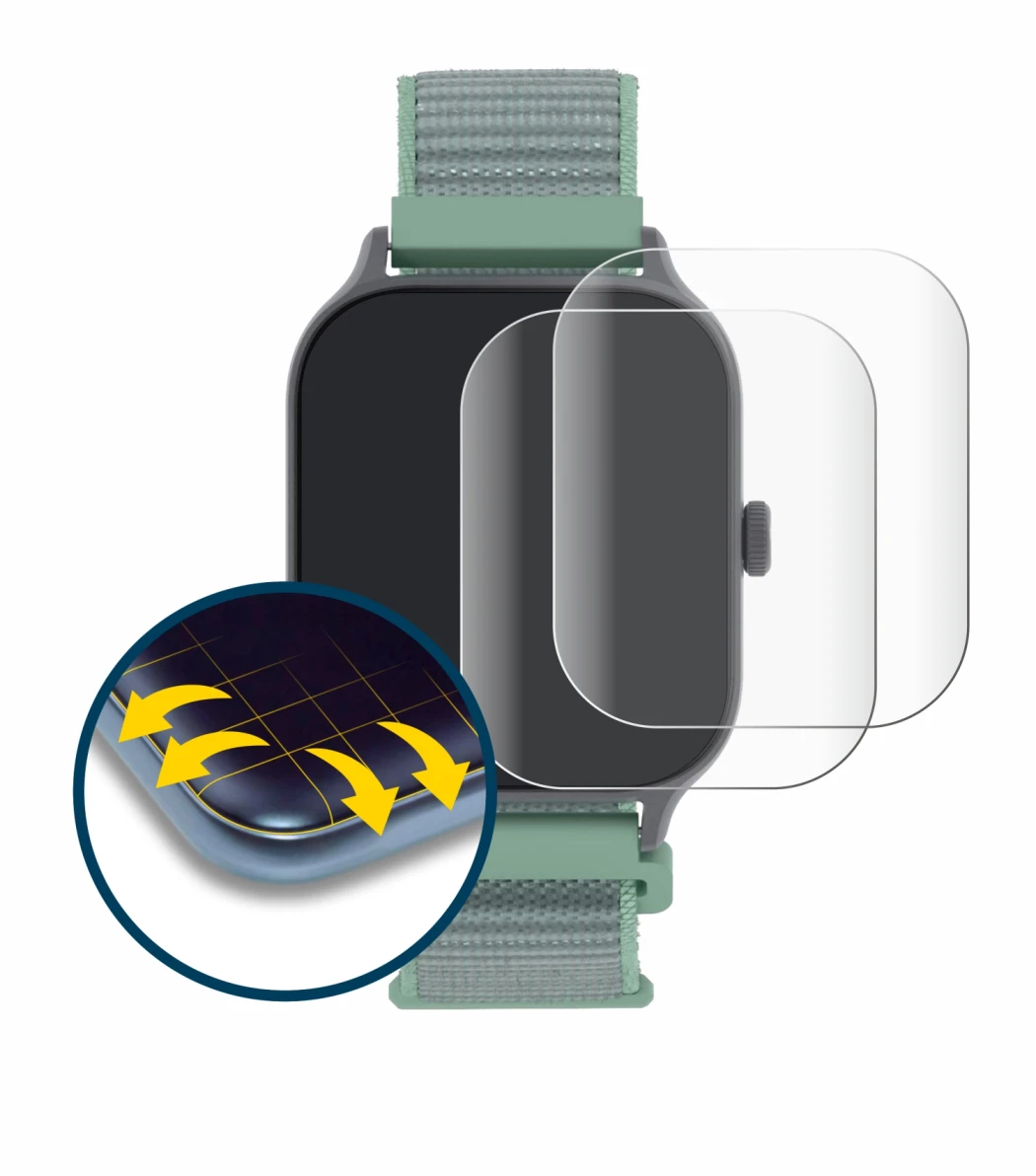 Imagen del dispositivo Decathlon Fit 100s con una amplia variedad de protectores de pantalla.