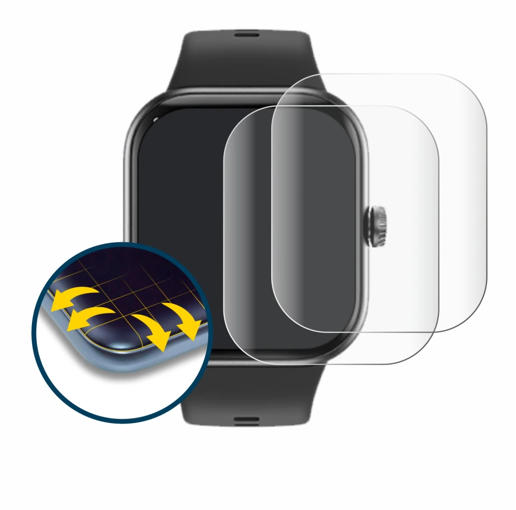 Imagen del dispositivo Honor Choice InFoWear Watch 2 Pro con una amplia variedad de protectores de pantalla.