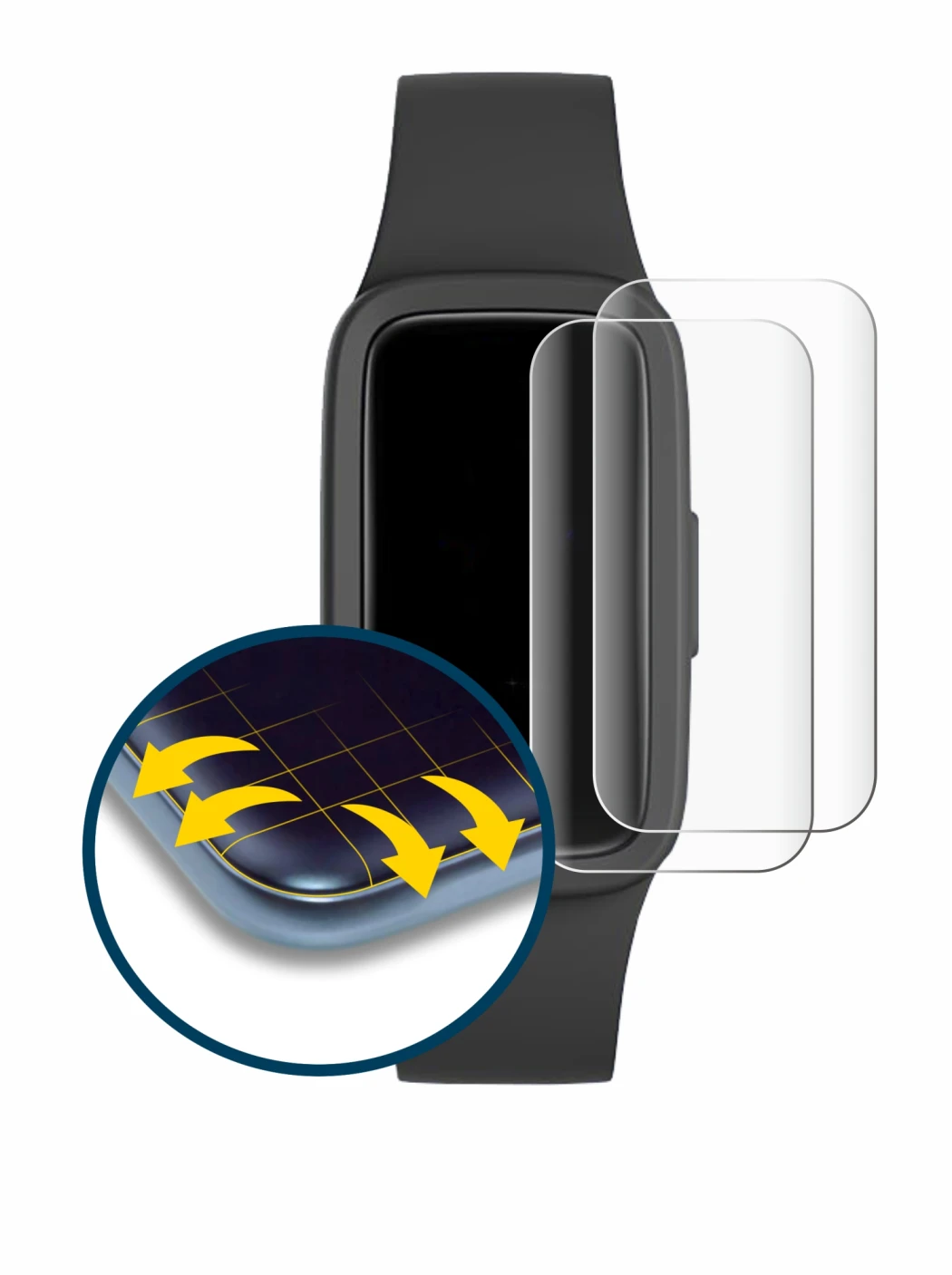 Imagen del dispositivo Biggerfive Vigor 3 con una amplia variedad de protectores de pantalla.