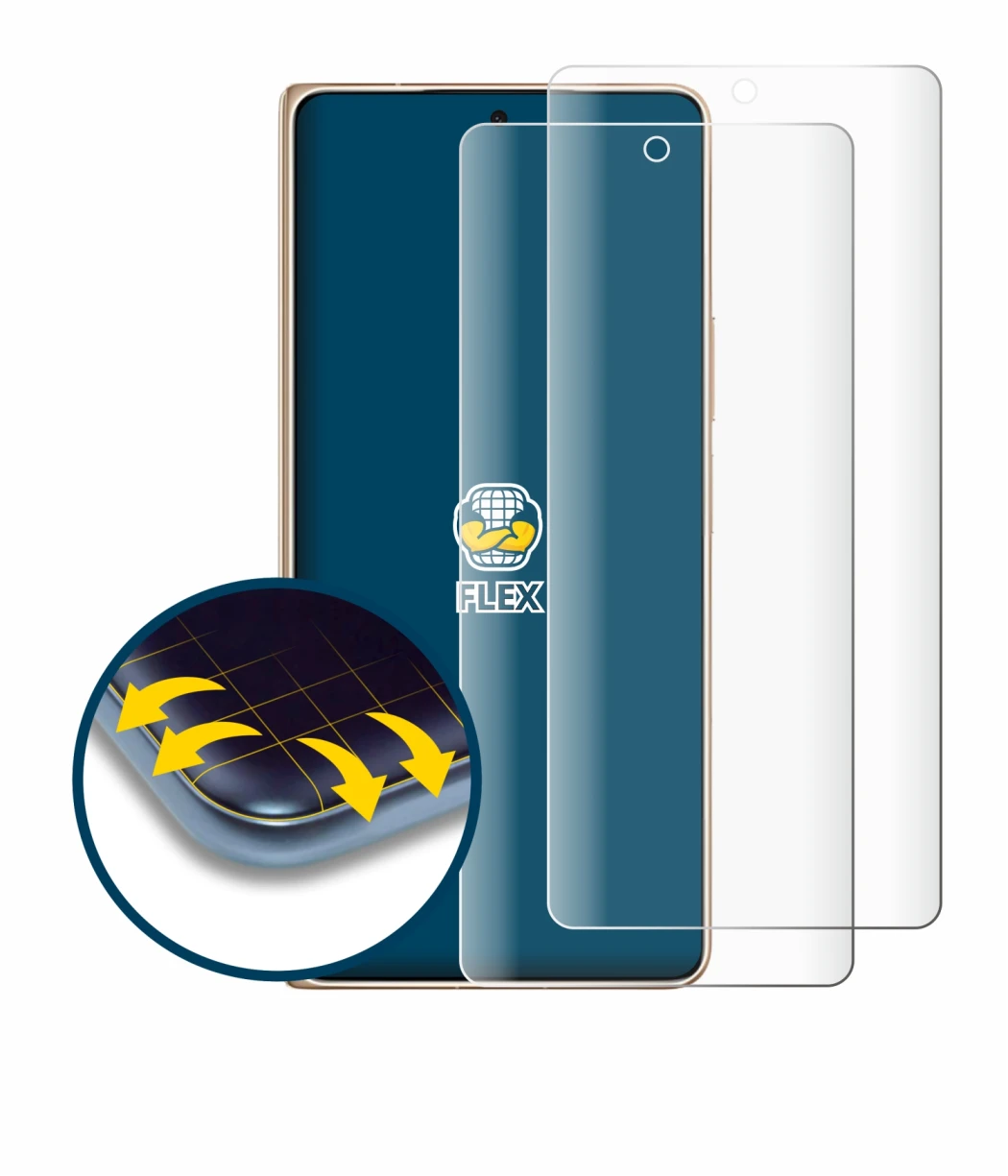 Imagen del dispositivo Honor Magic V6 con una amplia variedad de protectores de pantalla.