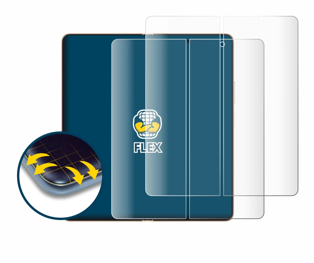 Imagen del dispositivo Honor Magic V6 (Pantalla interior) con una amplia variedad de protectores de pantalla.