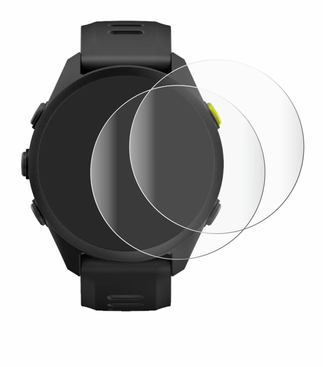 Imagen del dispositivo Garmin Forerunner 70 con una amplia variedad de protectores de pantalla.