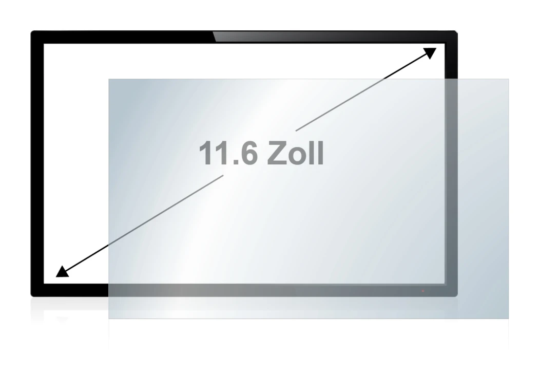 Imagen del dispositivo con una amplia variedad de protectores de pantalla.