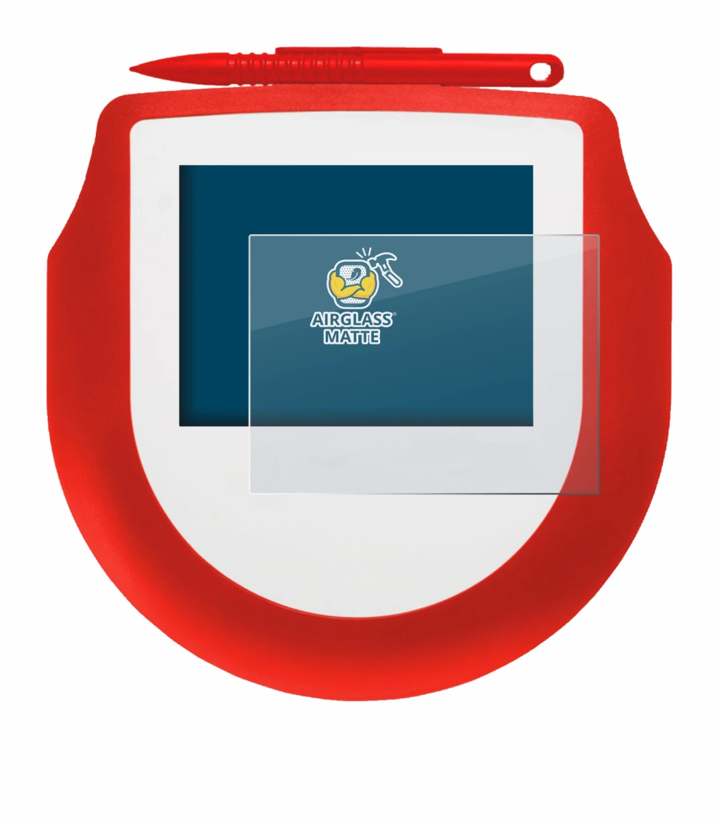 Imagen del dispositivo Signotec Signature Pad Omega con una amplia variedad de protectores de pantalla.