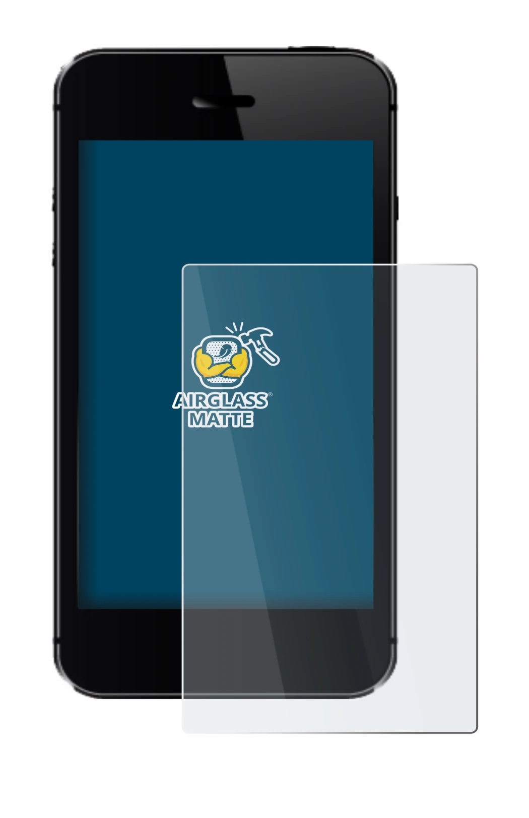 Imagen del dispositivo con una amplia variedad de protectores de pantalla.