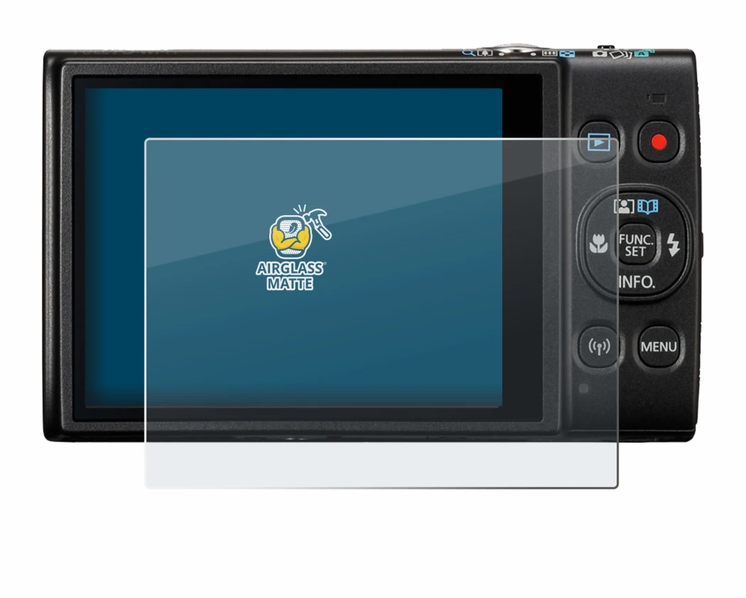 Imagen del dispositivo Canon Digital Ixus 285 hs con una amplia variedad de protectores de pantalla.