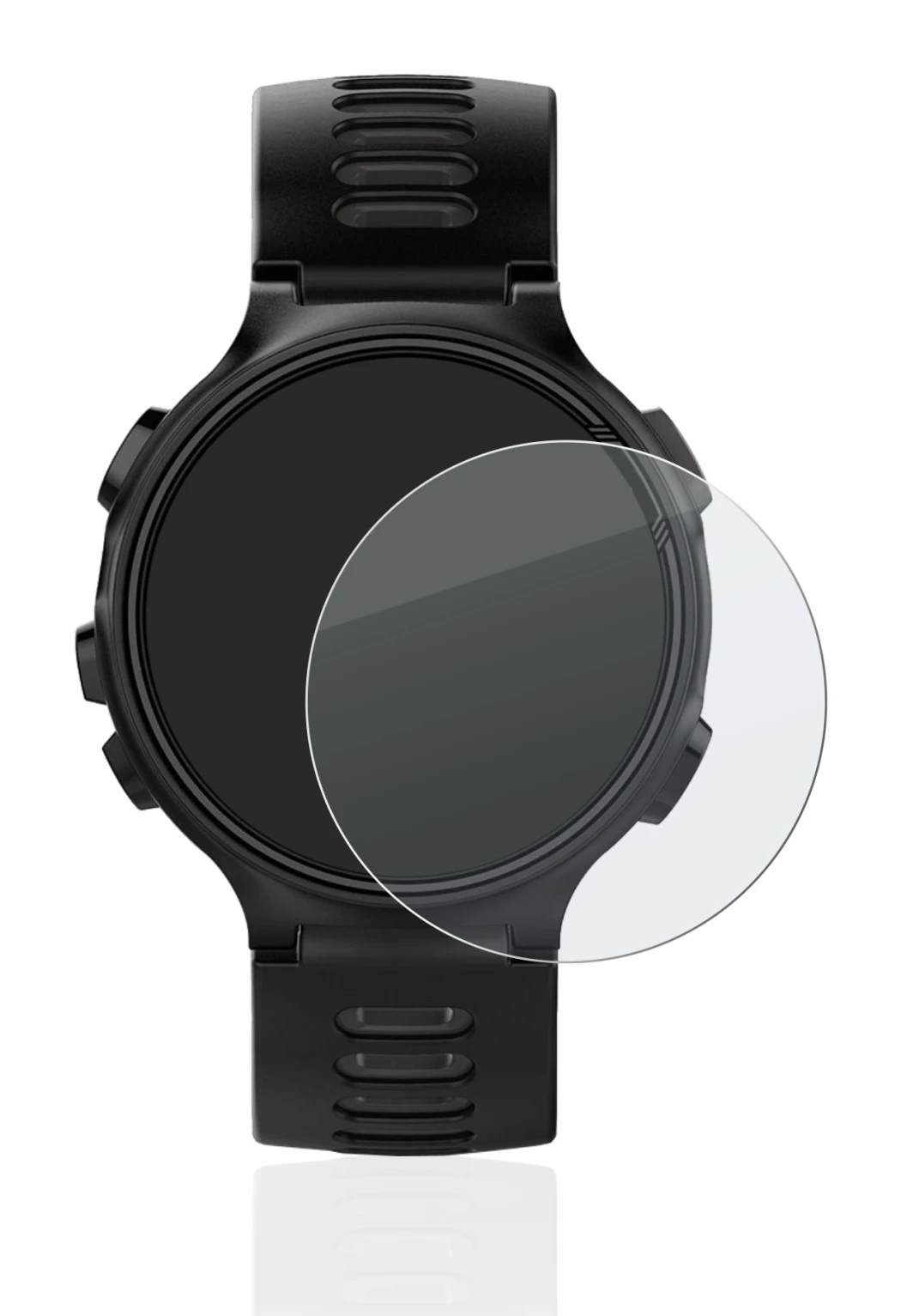Imagen del dispositivo Garmin Forerunner 735XT con una amplia variedad de protectores de pantalla.