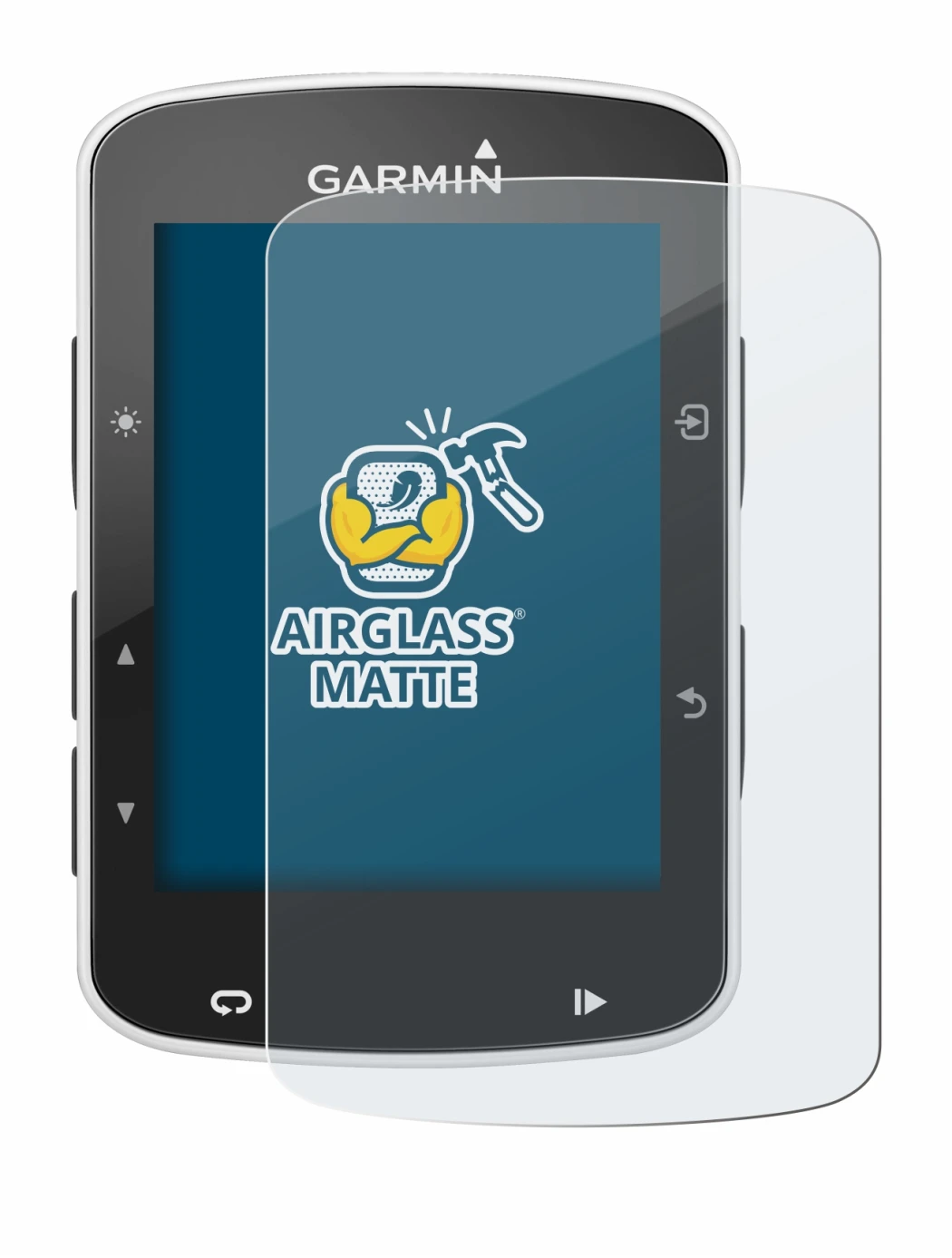 Imagen del dispositivo Garmin Edge 820 con una amplia variedad de protectores de pantalla.