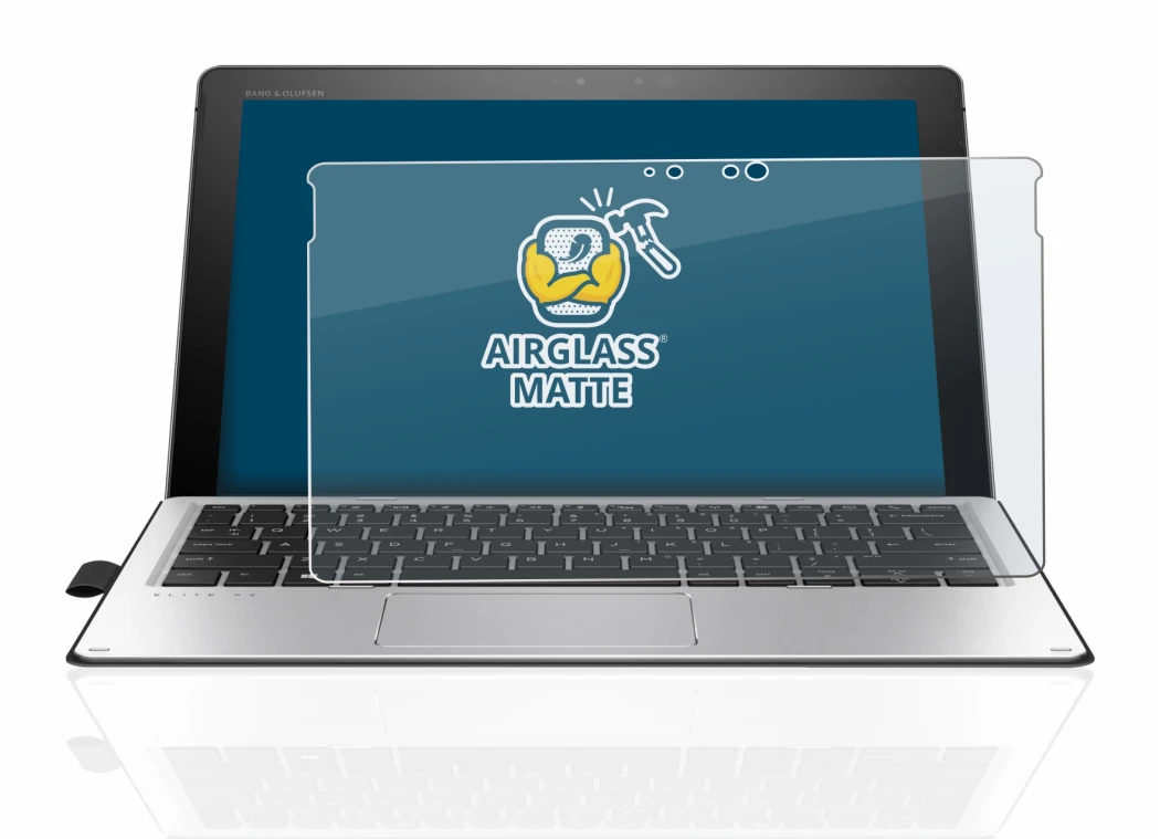 Imagen del dispositivo HP Elite x2 1012 G2 con una amplia variedad de protectores de pantalla.