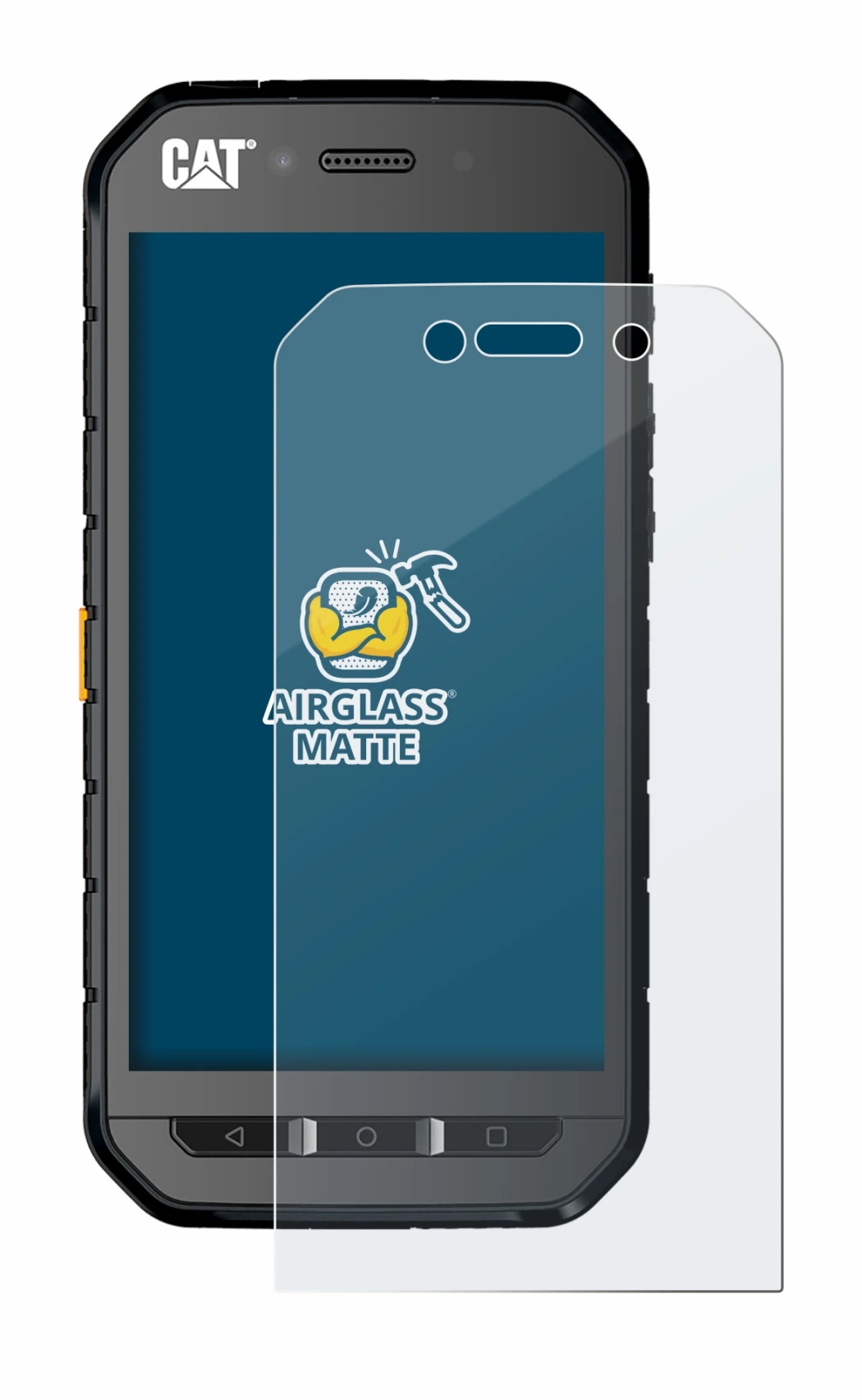 Imagen del dispositivo Caterpillar Cat S41 con una amplia variedad de protectores de pantalla.