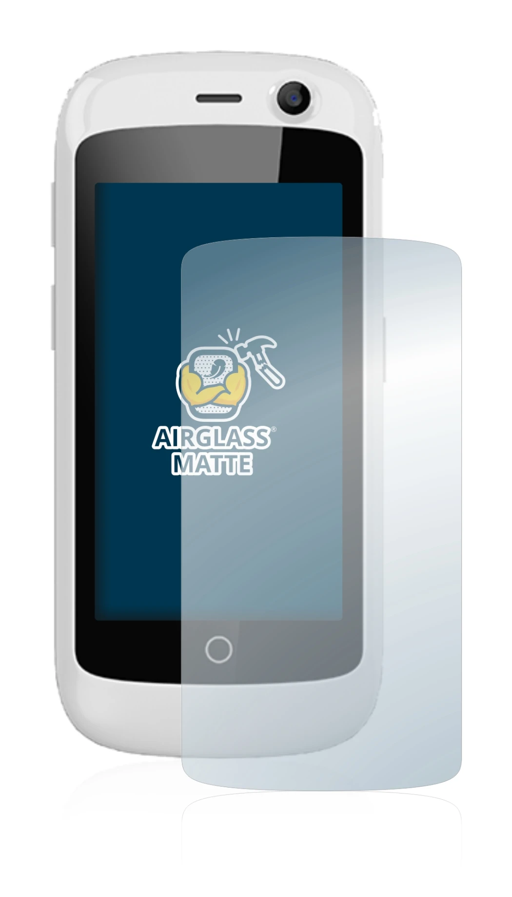 Imagen del dispositivo Unihertz Jelly Pro con una amplia variedad de protectores de pantalla.