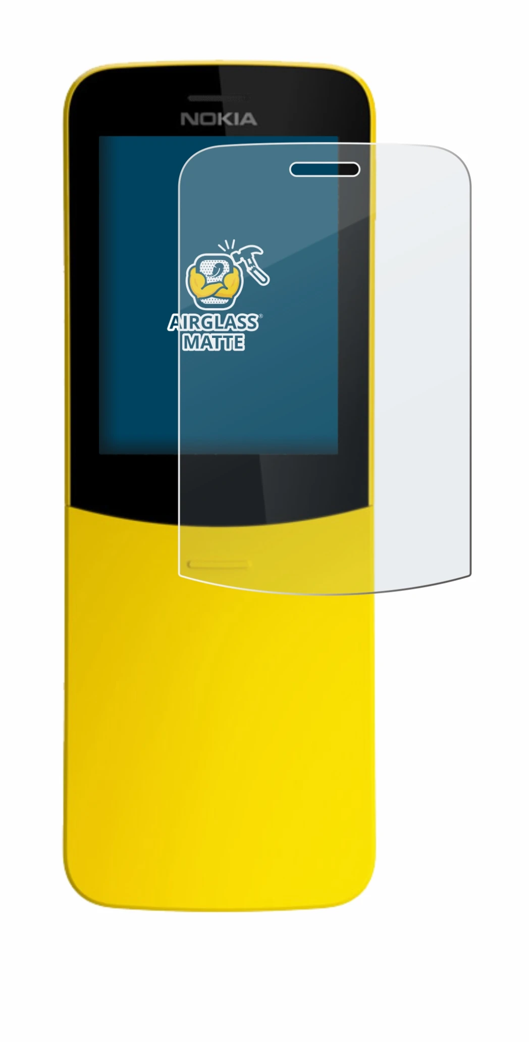 Imagen del dispositivo Nokia 8110 con una amplia variedad de protectores de pantalla.
