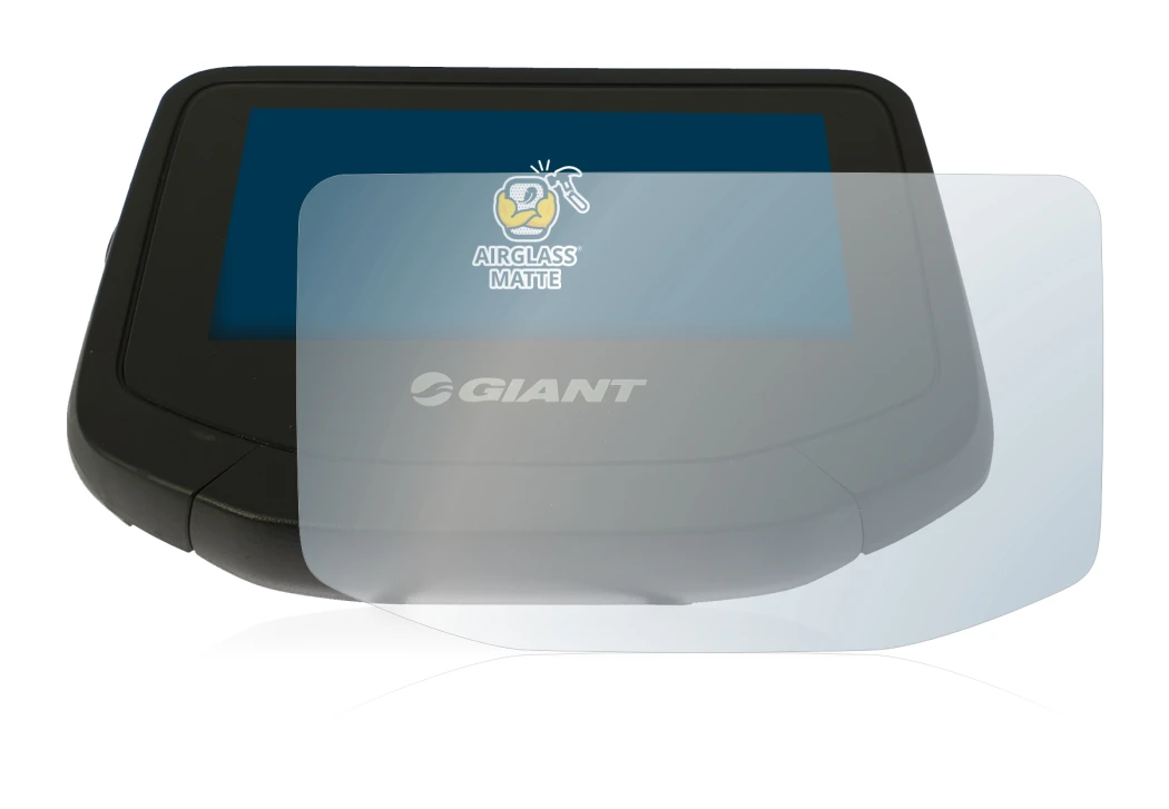 Imagen del dispositivo Giant RideControl Evo con una amplia variedad de protectores de pantalla.