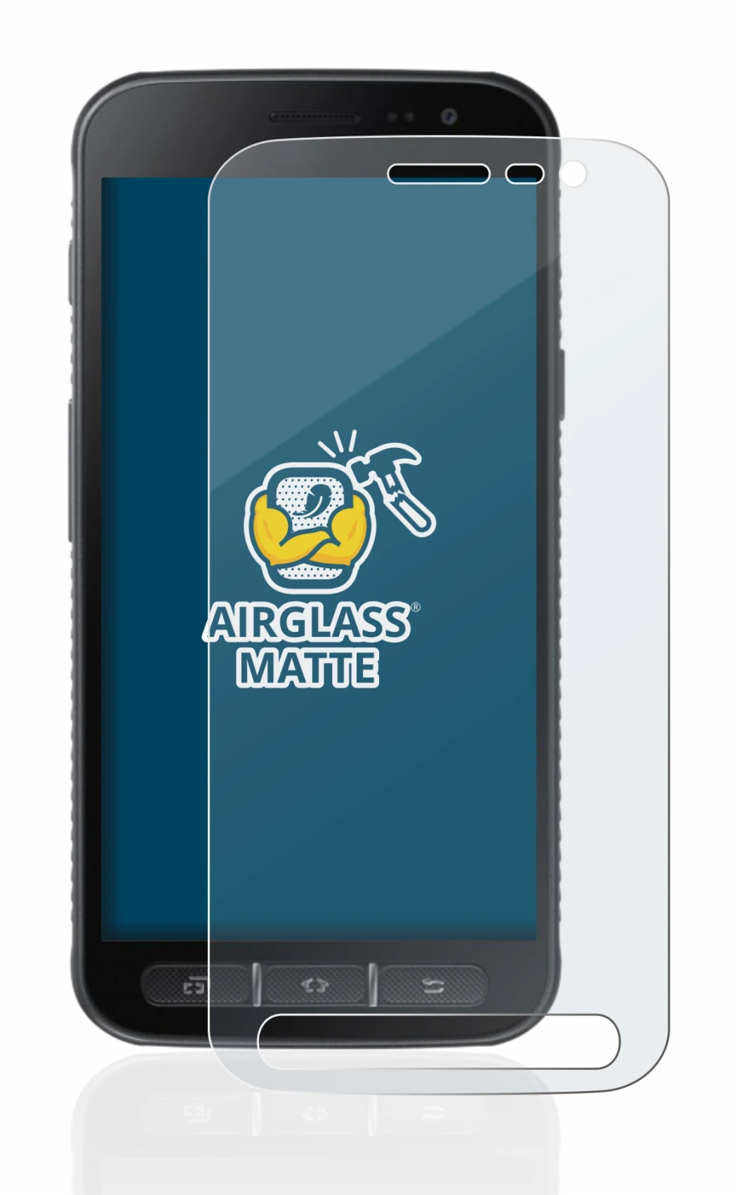 Imagen del dispositivo Samsung Galaxy XCover 4s con una amplia variedad de protectores de pantalla.