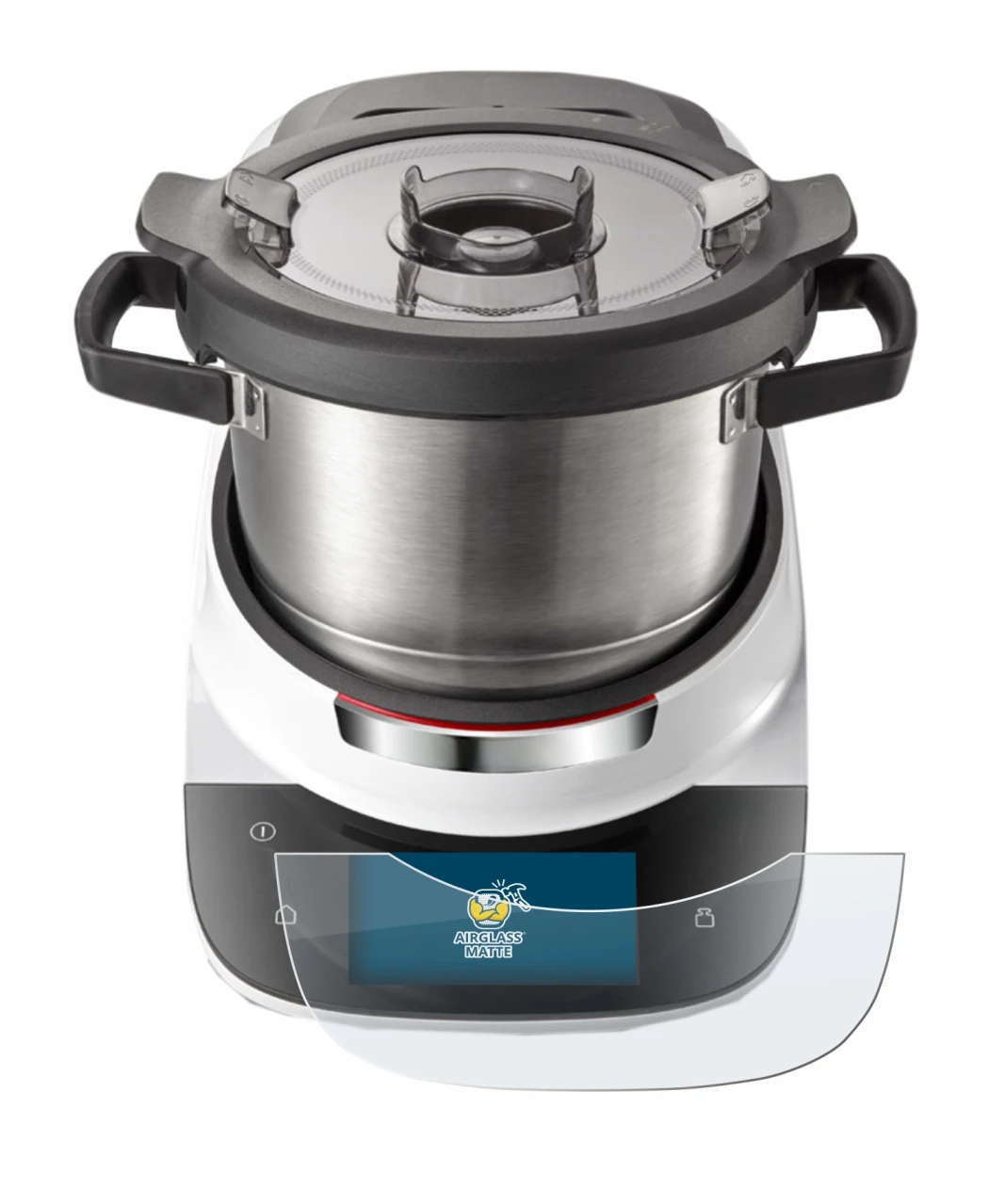 Imagen del dispositivo Bosch Cookit con una amplia variedad de protectores de pantalla.