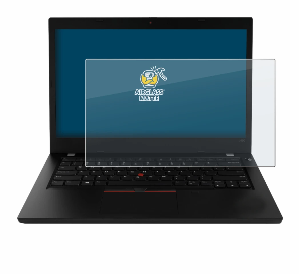 Imagen del dispositivo Lenovo ThinkPad L490 con una amplia variedad de protectores de pantalla.