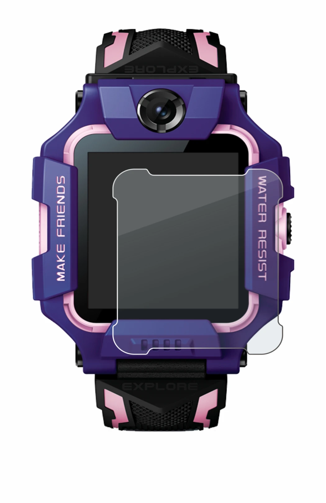 Imagen del dispositivo Imoo Watch Phone Z6 con una amplia variedad de protectores de pantalla.