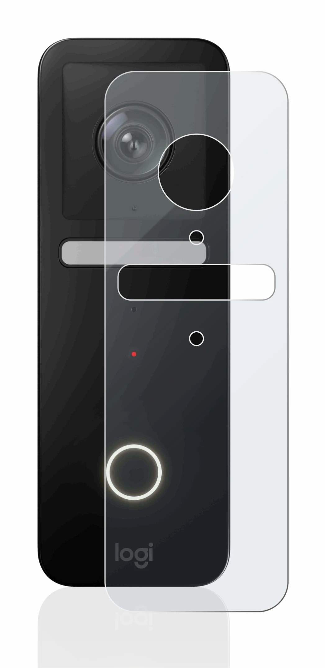Imagen del dispositivo Logitech Circle View Doorbell con una amplia variedad de protectores de pantalla.