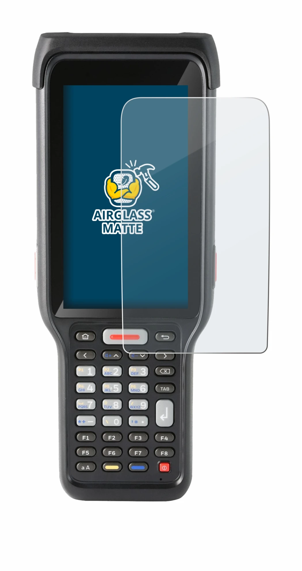 Imagen del dispositivo Honeywell ScanPal EDA61K con una amplia variedad de protectores de pantalla.