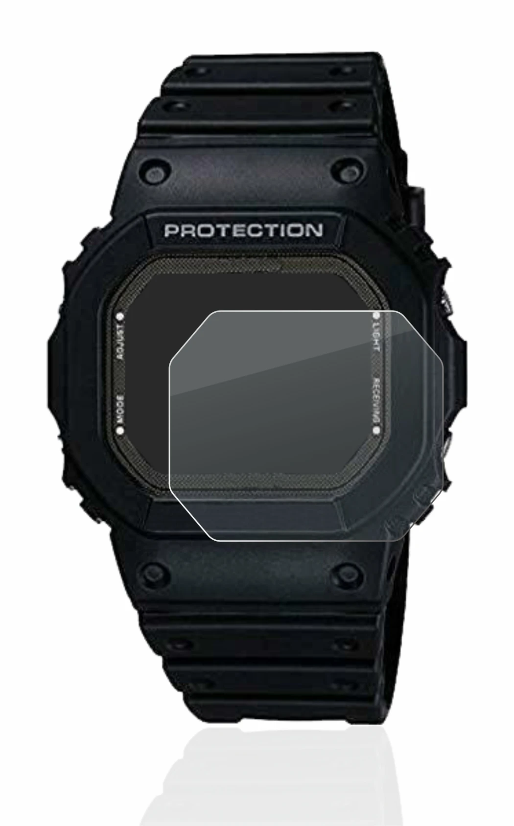 Imagen del dispositivo Casio G-Shock GW-5000-1JF con una amplia variedad de protectores de pantalla.