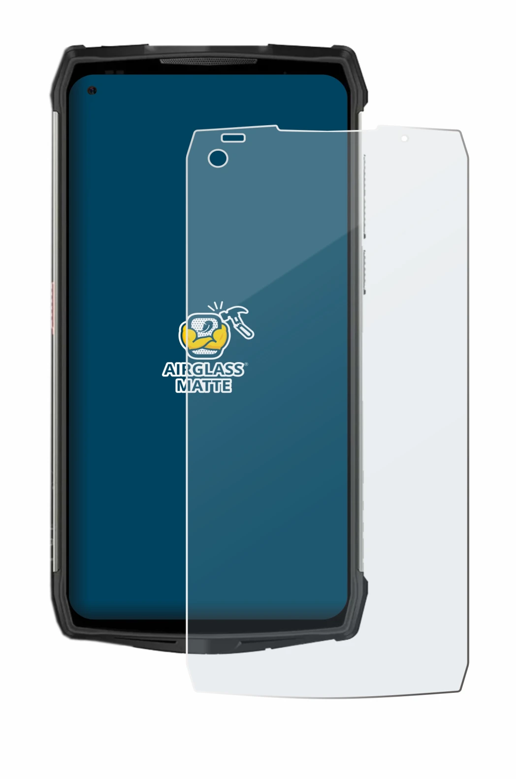 Imagen del dispositivo Ulefone Power Armor 13 con una amplia variedad de protectores de pantalla.