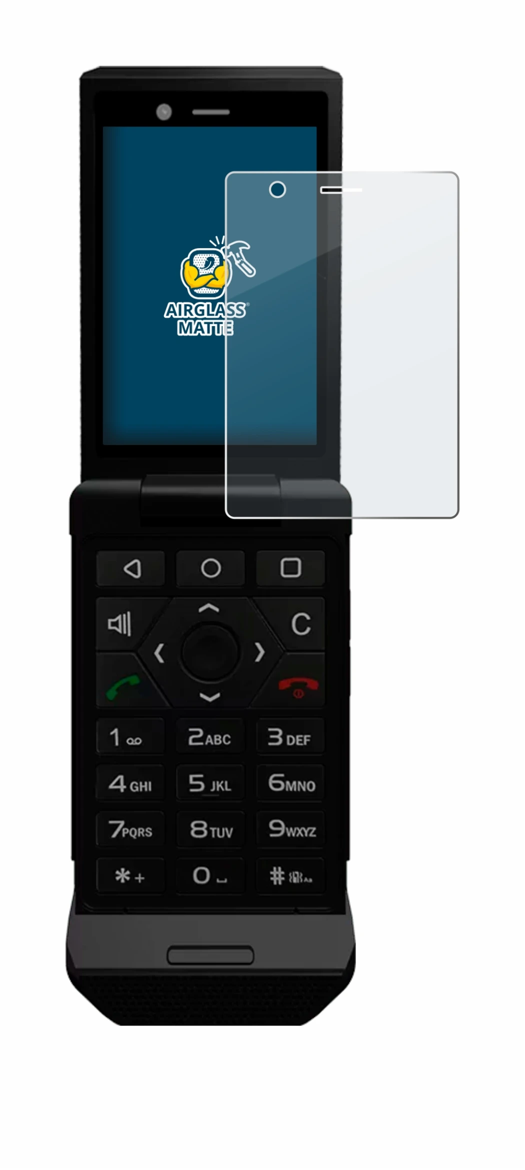 Imagen del dispositivo Caterpillar Cat S22 Flip con una amplia variedad de protectores de pantalla.