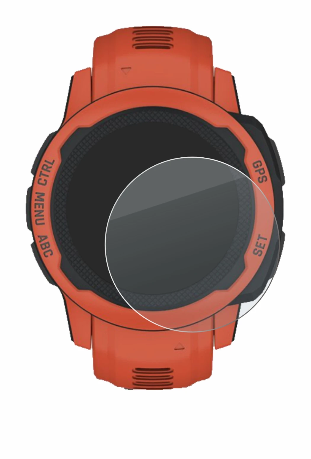 Imagen del dispositivo Garmin Instinct 2S con una amplia variedad de protectores de pantalla.