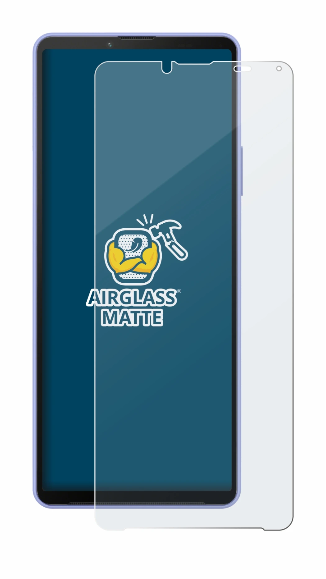 Imagen del dispositivo Sony Xperia 10 IV con una amplia variedad de protectores de pantalla.