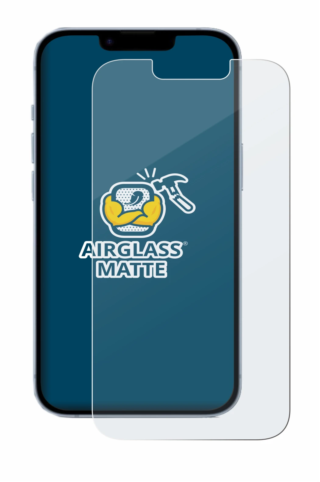 Imagen del dispositivo Apple iPhone 14 con una amplia variedad de protectores de pantalla.