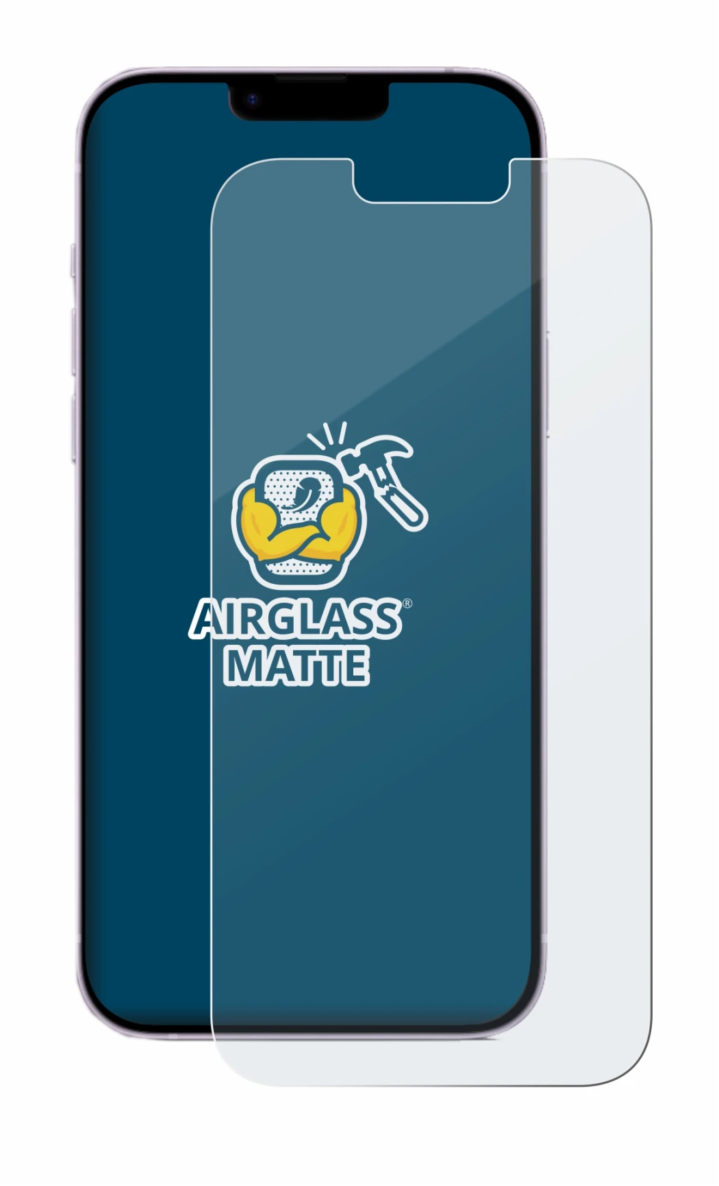 Imagen del dispositivo Apple iPhone 14 Plus con una amplia variedad de protectores de pantalla.