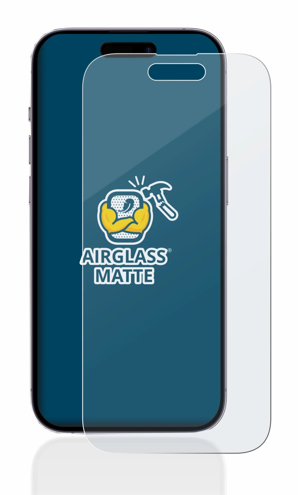 Imagen del dispositivo Apple iPhone 14 Pro con una amplia variedad de protectores de pantalla.