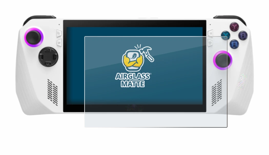 Imagen del dispositivo ASUS ROG Ally (2023) RC71L con una amplia variedad de protectores de pantalla.