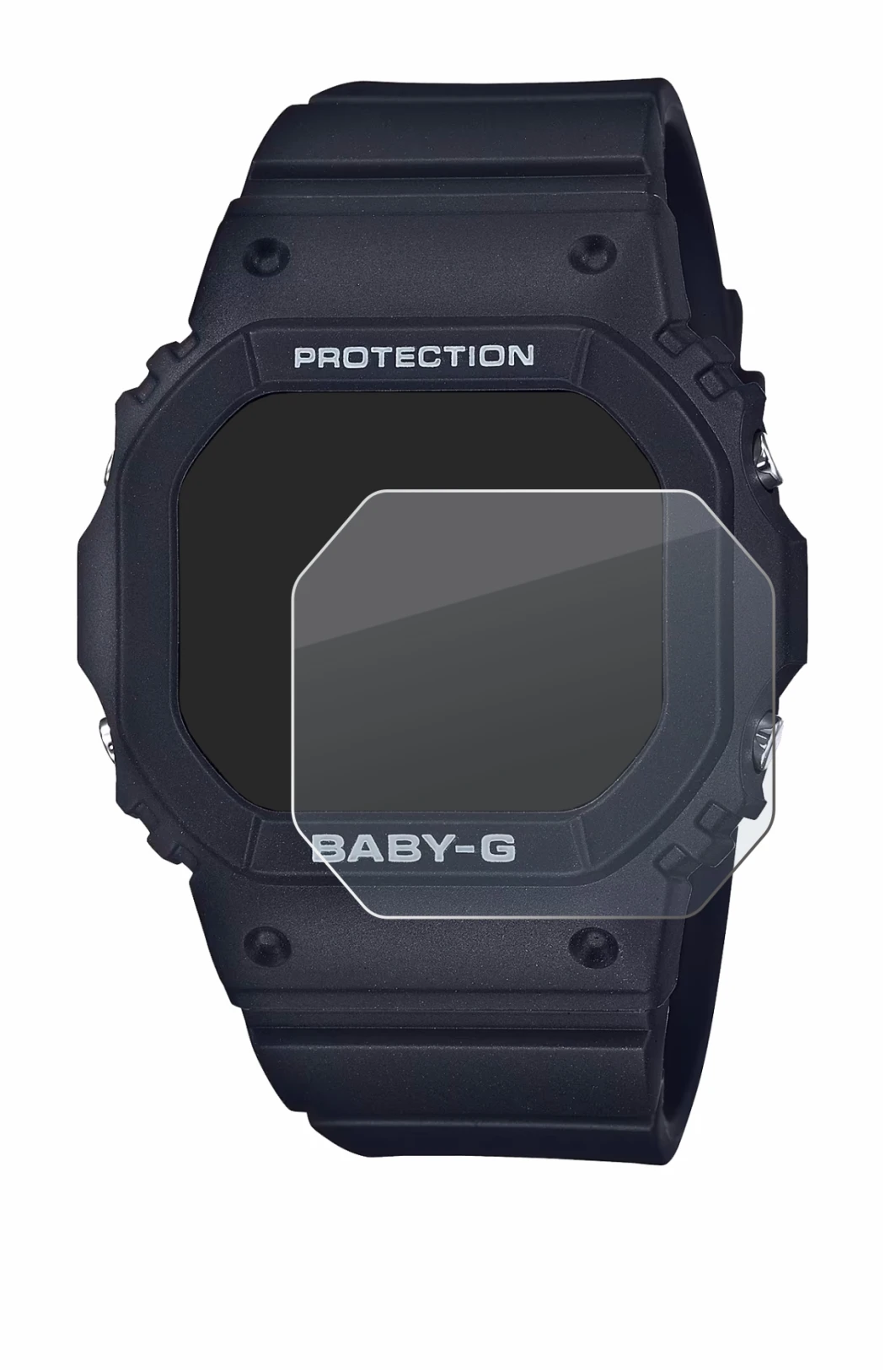 Imagen del dispositivo Casio Baby-G BGD-565 con una amplia variedad de protectores de pantalla.
