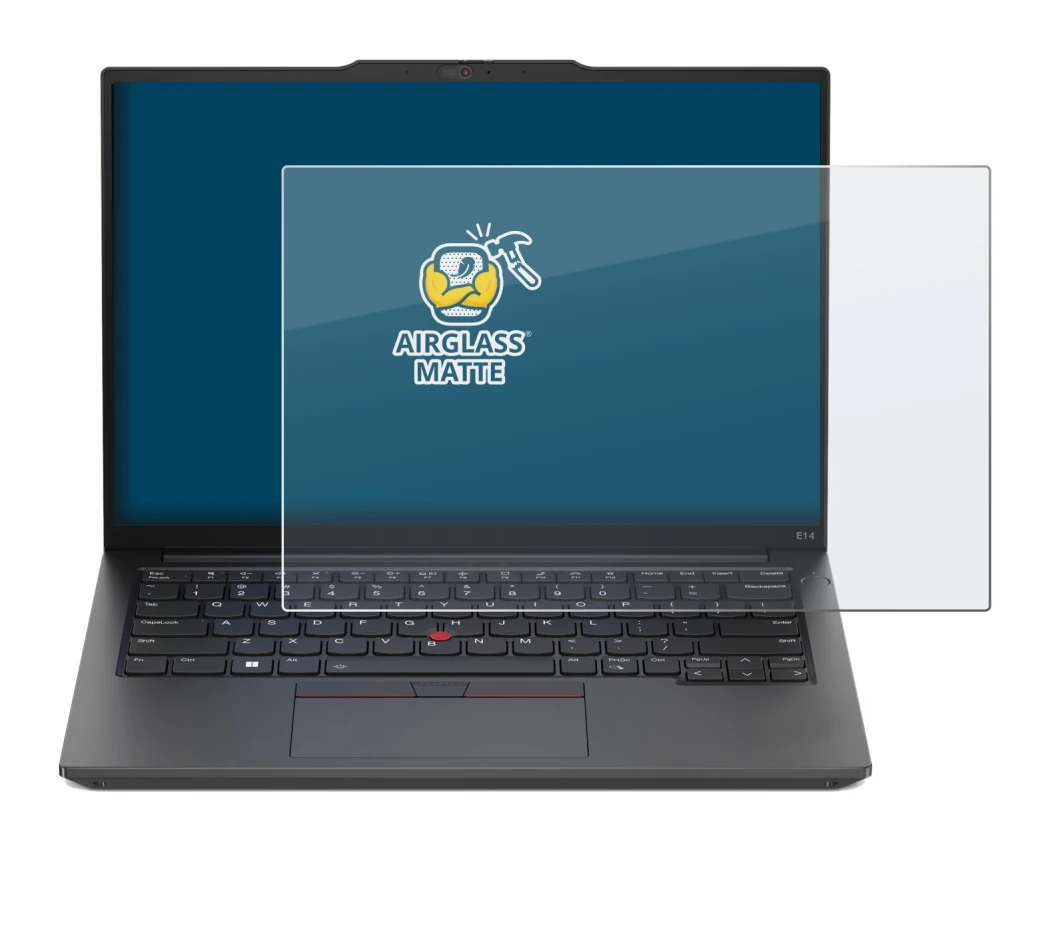 Imagen del dispositivo Lenovo ThinkPad E14 Gen 5 con una amplia variedad de protectores de pantalla.