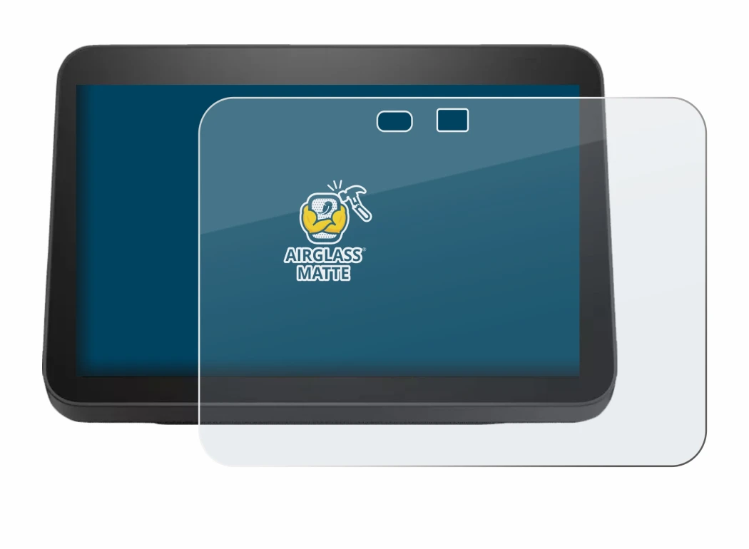 Imagen del dispositivo Amazon Echo Show 8 2023 (3a Gen.) con una amplia variedad de protectores de pantalla.