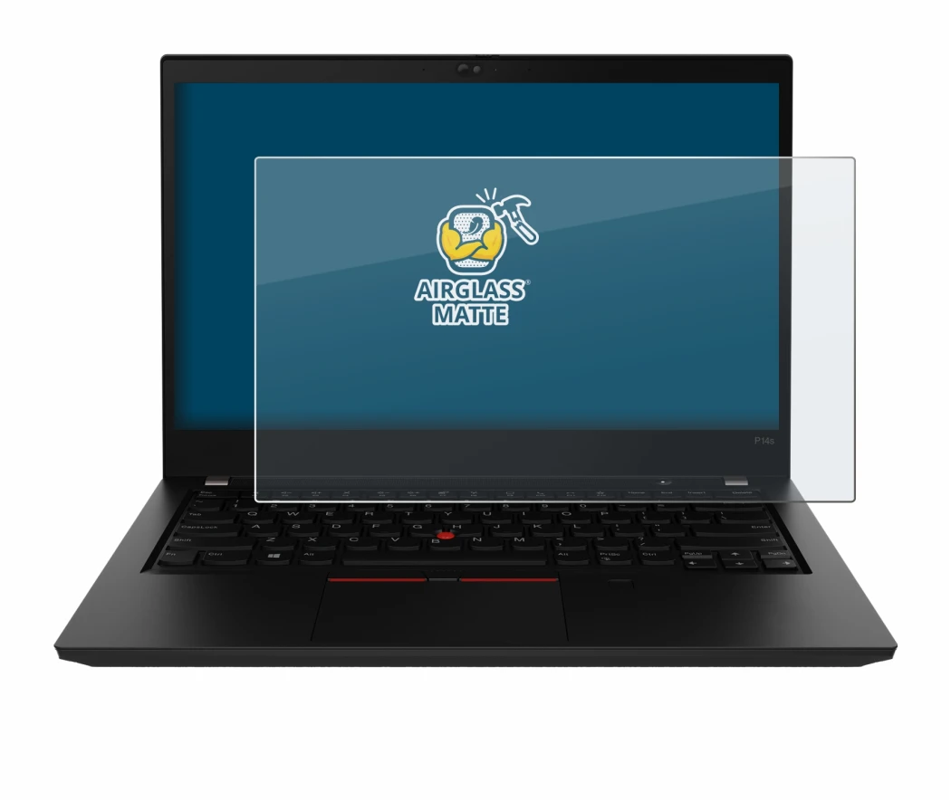 Imagen del dispositivo Lenovo ThinkPad P14s Gen 2 con una amplia variedad de protectores de pantalla.
