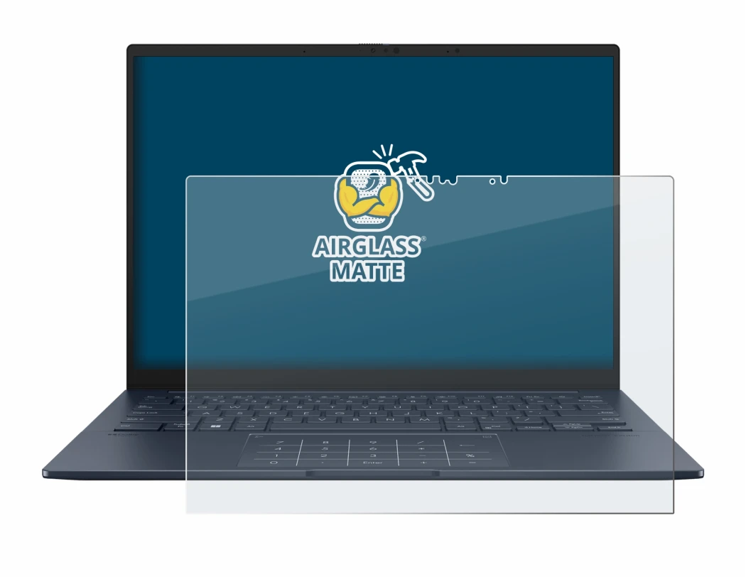 Imagen del dispositivo ASUS ZenBook 14 OLED UX3405 Touch con una amplia variedad de protectores de pantalla.