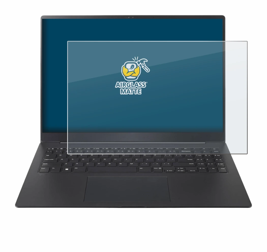 Imagen del dispositivo LG gram Pro 16 2024 con una amplia variedad de protectores de pantalla.