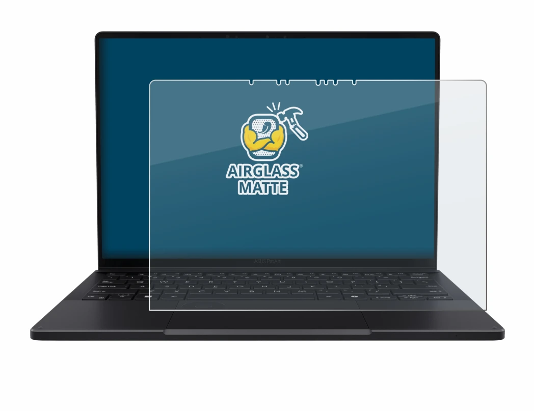 Imagen del dispositivo ASUS ProArt PX13 con una amplia variedad de protectores de pantalla.